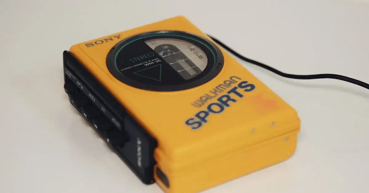 Acheter un Walkman Cassette Audio Rétro et Vintage